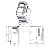 Biến Tần DELIXI CDI-EM60G0R75T4B 0.75 Kw