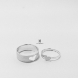 HEART IN HEART COUPLE RING