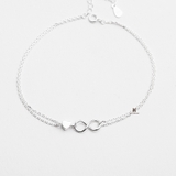 BRA INFINITY DOUBLE LINE HEART