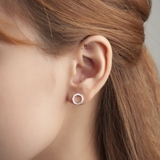 E STUD GEOMETRIC HEXAGON MATT