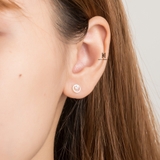 E STUD GEM CIRCLE