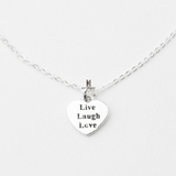 P STAMP LIVE LAUGH LOVE HEART