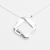 P STAMP RECTANGLE FOLD LOVE YOU