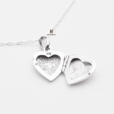 P BOX LOCKET HEART FLOWER PATTERN