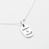 P STAMP BELIEVE IN YOURSELF