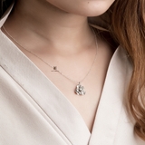 P BIG TRIANGLE OXIDIZE FLOWER