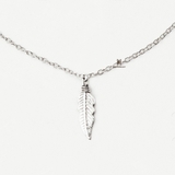 E STUD NECKLACE COLLECTION SET FEATHER
