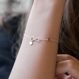 BRA INFINITY HEART TAG