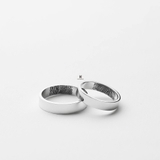 FINGER PRINT COUPLE RING