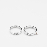 SIMPLE FLAT COUPLE RING