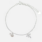 BRA BOW GEM AND PEARL
