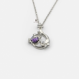 N CIRCLE BUTTERFLY AND BLUE PLANET GEM