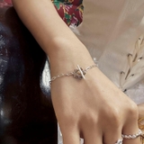 BRA DAISY FLOWER OVAL CHAIN