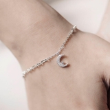 BRA CRESCENT MOON TINY GEM AND DOUBLE STAR