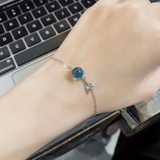 BRA WHALE TAIL BIG BLUE STONE