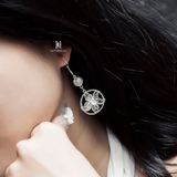 E DROP WIRE ART PATTERN CIRCLE BIG FLOWER AND BALL