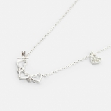 N TRIPLE HEART SHAPE AND HEART GEM