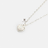 N TINY GEM OPAL HEART