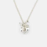 N CHAIN LOCK BUBBLE HEART