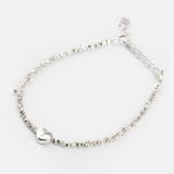 BRA MULTI RANDOM SILVER AND BUBBLE HEART