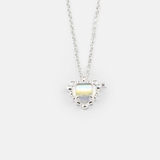 N BALL LINE RAINBOW HEART STONE