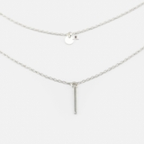 N DOUBLE LINE DANGLE CIRCLE AND POLE