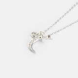 N CRESCENT MOON TINY GEM AND GEM