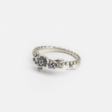 R MIDI TRIPLE FLOWER AND LEAF OXIDIZE