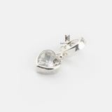 P LOCK HEART CZ GEM