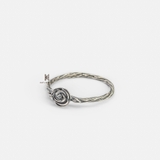 R MIDI 3D ROSE OXIDIZE TWIST LINE