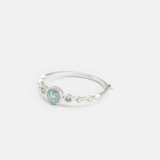 R MIDI OPAL BLUE STONE DOUBLE GEM