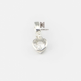 P LOCK HEART CZ GEM