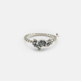 R MIDI TRIPLE FLOWER AND LEAF OXIDIZE