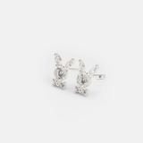 E STUD RABBIT BOW GEM