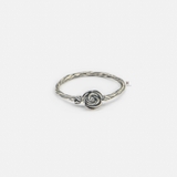 R MIDI 3D ROSE OXIDIZE TWIST LINE