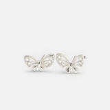 E STUD BUTTERFLY BIG WINGS