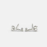E STUD KEY HEART GEM
