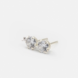 E STUD BIG 7MM CZ GEM