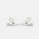 E STUD BIG BOW DROP GEM