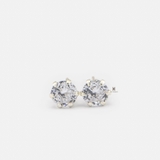 E STUD BIG 7MM CZ GEM