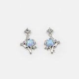 E STUD BLINK STAR AND OPAL STONE
