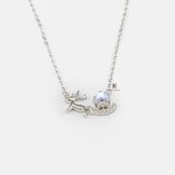 N BIG REINDEER AND CURVE GEM UNDER BUBBLE STAR BLUE STONE