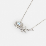 N DOUBLE SNOWFLAKE GEM AND BUBBLE STAR BBLUE STONE
