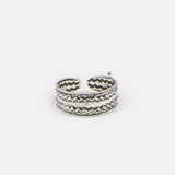 TR DOUBLE SMALL WAVE LINE OXIDIZE