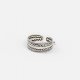 TR DOUBLE SMALL WAVE LINE OXIDIZE