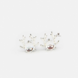 E STUD RED STONE REINDEER