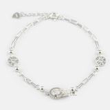 BRA MINI CLIP DOUBLE CIRCLE GEM AND DOUBLE CIRCLE TAG