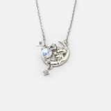 N CAT IN MOON AND SPECIAL HEART GEM