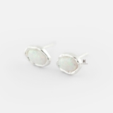 E STUD OPAL STONE GEM