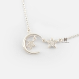 N CRESCENT MOON AND DOUBLE STAR MULTI GEM